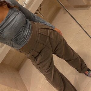 Banana Republic heritage explorer pants, olive green